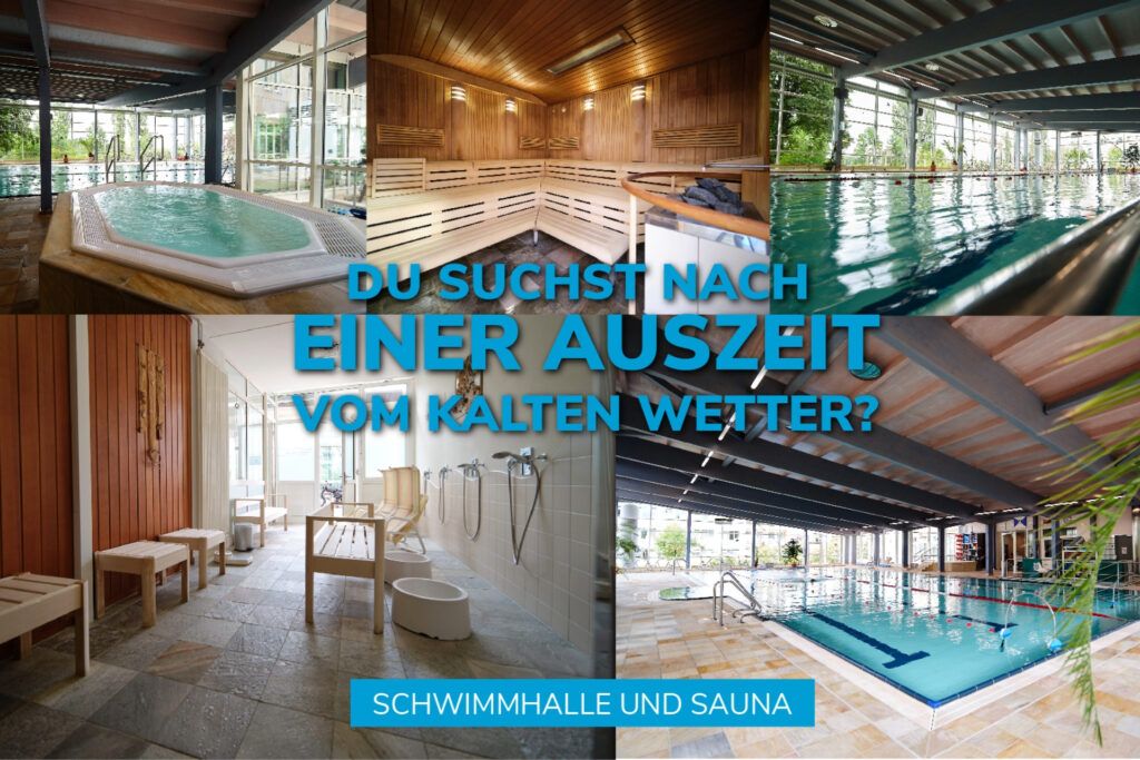Schwimmhalle und Sauna
