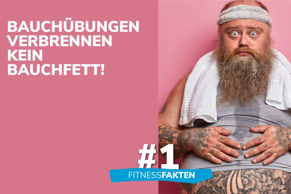 Fitnessfakten - Bauchübungen verbrennen kein Bauchfett